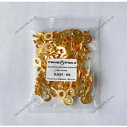 Наконечник 0,5-0,8мм2 д.6,2мм розрізний DJ431-6A кільцевий без ізоляції