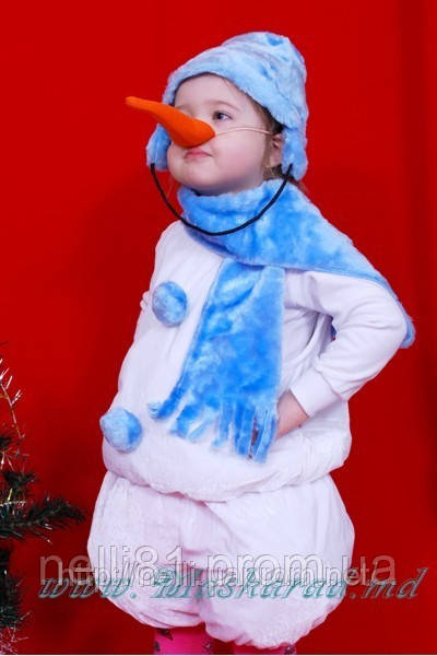 Карнавальный костюм Снеговик для ребенка, костюм Снеговика - фото 2 - id-p886812