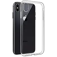 Силіконовий чохол Premium для iPhone X / XS Прозорий
