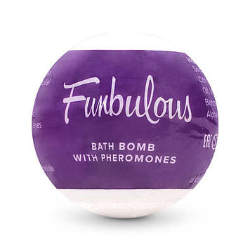 Бомбочка для ванни з феромонами Obsessive Bath bomb with pheromones Fun (100 г) Bomba💣