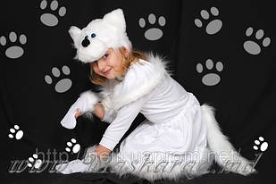 Карнавальний костюм Кішечка біла, костюм Коша, Кошенка, Кіскі, Котика, Кішки, Кішечки