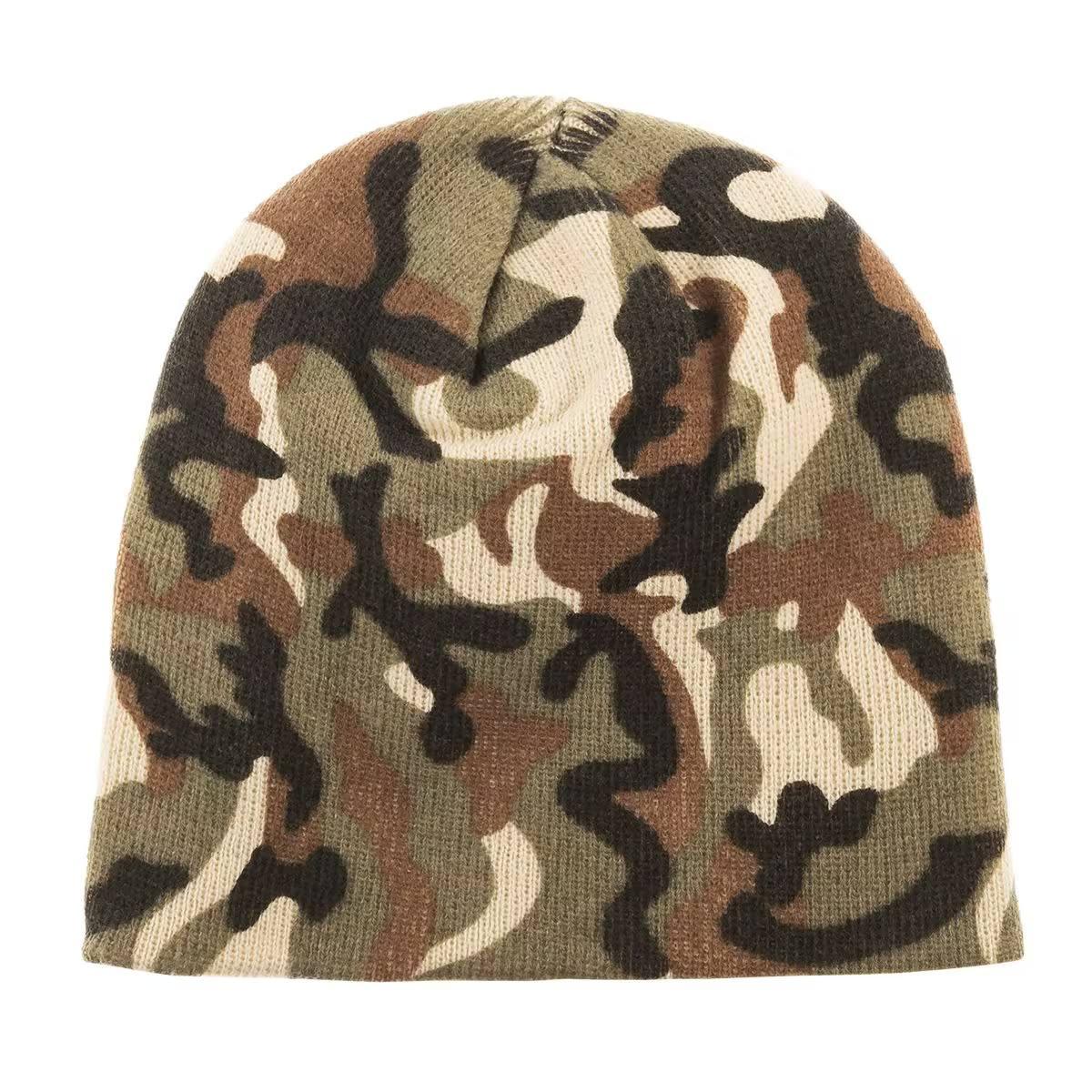 Шапка зимова тактична Mil-Tec Watch Cap Beanie - Woodland