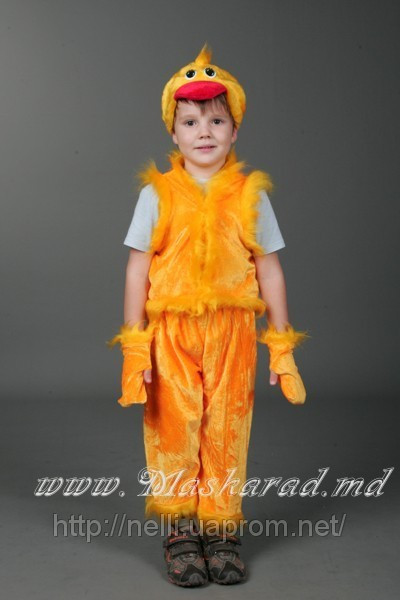 Карнавальний костюм Каченя, костюм Каченя для хлопчика