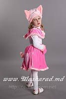 Карнавальный костюм Поросенок для девочки, Поросеночек, Свинка велюровый