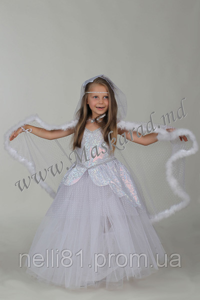 Карнавальный костюм Лебедь, костюм Лебедя для девочки - фото 5 - id-p21846814