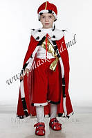 Карнавальный костюм Король, Царь для мальчика (велюровый)