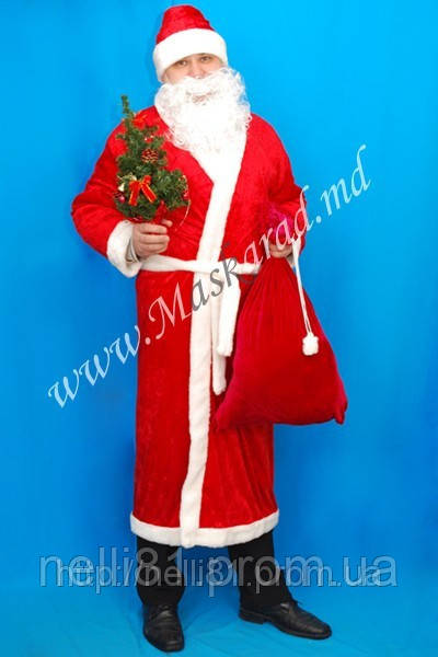 Карнавальный костюм Дед Мороз меховой - фото 1 - id-p3093305