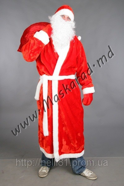 Карнавальный костюм Дед Мороз меховой - фото 3 - id-p3093305