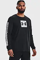 Мужской черный лонгслив UA CAMO BOXED SPORTSTYLE LS Under Armour ,M, L, 1366464-002