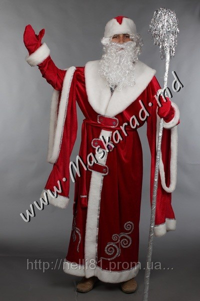 Карнавальный костюм Дед Мороз - Барский, для взрослых и профессионалов - фото 2 - id-p6619478