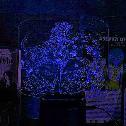 Акриловий світильник-нічник Еола синій tty-n001283, фото 1