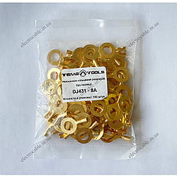 Наконечник 0,5-0,8мм2 д.8,2мм розрізний DJ431-8A кільцевий без ізоляції