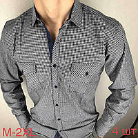 Рубашка мужская стильная кашемировая размеры M-2XL (3цв) "EMRE" недорого от прямого поставщика