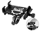 Металевий тримач кріплення телефону велосипедний на кермо мопеда самокату, фото 4