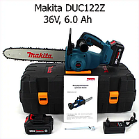 Макіта Акумуляторна ланцюгова пила Makita DUC122Z 36v6Ah Портативна Садова електропила ланцюгова пила макіта 36в