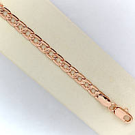 Браслет панцирне плетіння з алмазним граненням позолота 18к. довжина 21 см. ширина 4 мм.
