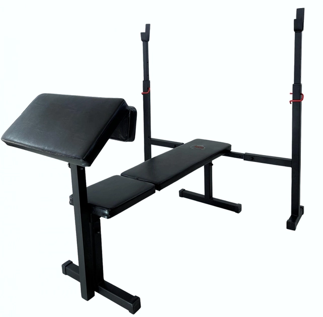 Лавка для штанги зі стійками та партою "Скотта" WCG-006, фото 1