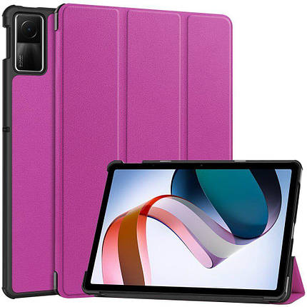 Чохол книжка Crazy Horse на Xiaomi Redmi Pad SE (11") / баклажановий, фото 1