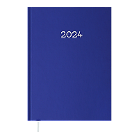 Щоденник датований Buromax 2024 Monochrome A5 336 сторінок, синій (BM.2160-02)
