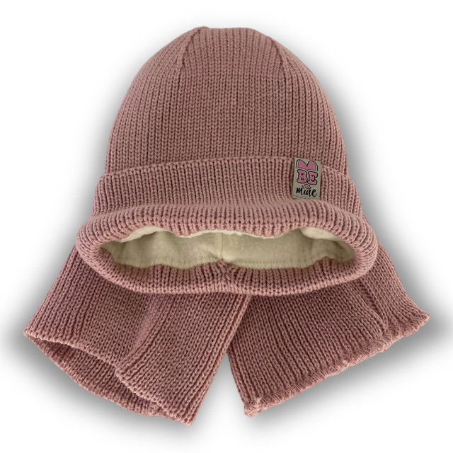 Детский комплект - шапка и шарф для мальчика