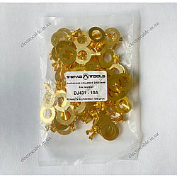 Наконечник 0,5-0,8мм2 д.10,2мм розрізний DJ431-10A кільцевий без ізоляції