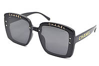 Женские поляризованные солнцезащитные очки chanel 562 черные