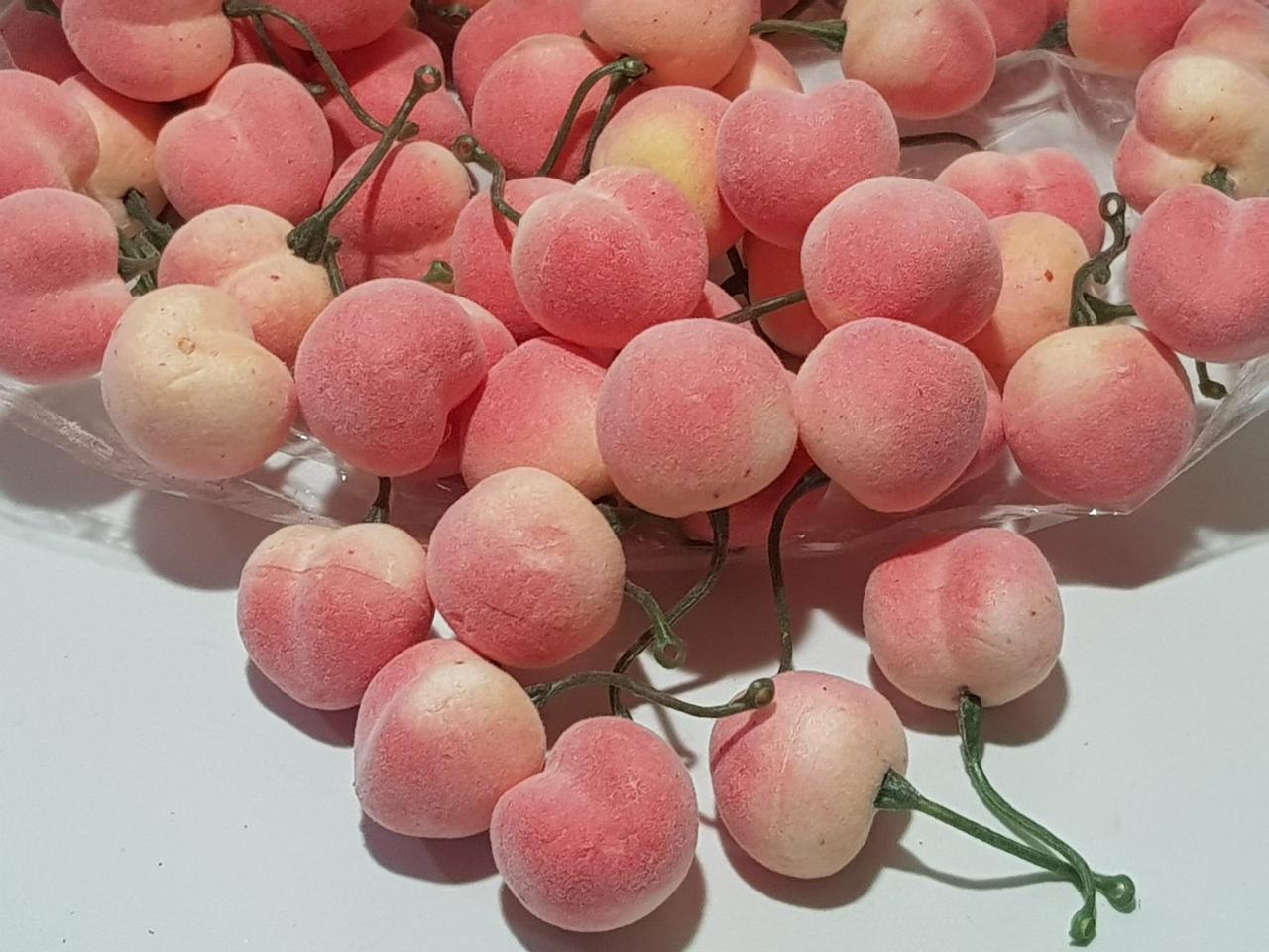 Штучний персик. Персик декоративний. Муляж персика., фото 1