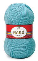 Нитки пряжа для в'язання напіввовна NAKOLEN Наколен  № 2837 - лагуна