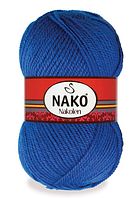 Нитки пряжа для в'язання напіввовна NAKOLEN Наколен  № 5329 - волошка
