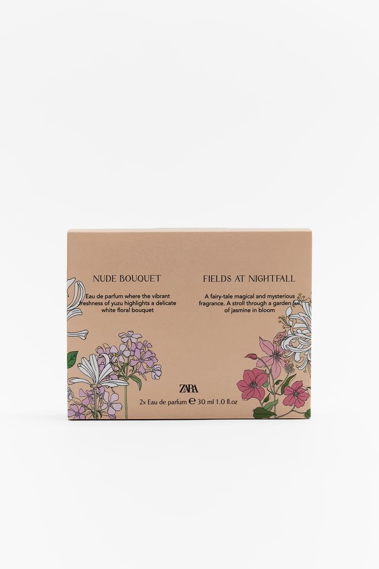 Жіночі парфуми ZARA Nude Bouquet 30 мл + Fields At Nightfall 30 мл