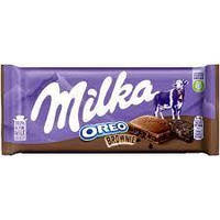 Шоколад Milka Oreo Brownie 100 гр