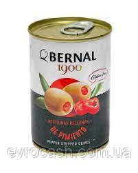 Оливки з перцем Bernal Aceitunas Rellenas De Pimiento, 292 г (ж/б)