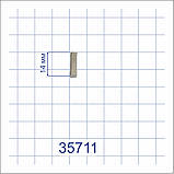 Пряжка 35711 чорний нікель 14мм, фото 4