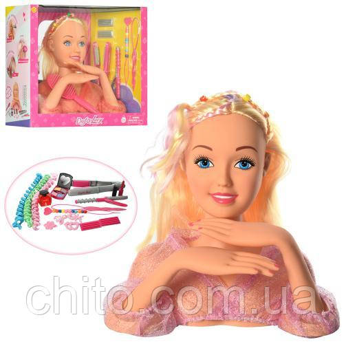 Лялька DEFA 8415 голова для зачісок та MakeUp
