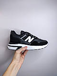 РОЗПРОДАЖ Чоловічі кросівки New Balance Black-White р40, фото 2