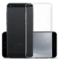 Силіконовий чохол Premium для Xiaomi Mi 5C Прозорий