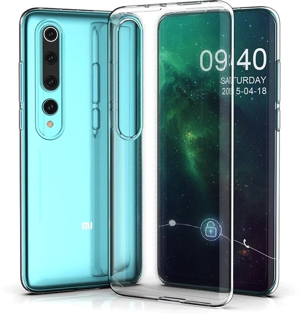 Силіконовий чохол Premium для Xiaomi Mi 10 Pro Прозорий