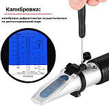 Рефрактомометр 5 в 1 RHA-505 з ATC для антифризу, батарейної та очисної рідини, AdBlue, фото 3