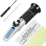 Рефрактомометр 5 в 1 RHA-505 з ATC для антифризу, батарейної та очисної рідини, AdBlue, фото 5