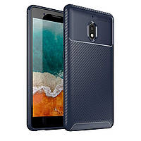 Чехол Carbon Case Nokia 2.1 Синий (hub_cJFN88716) NL, код: 1374162