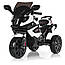 Дитячий мотоцикл електричний Bambi M 3986EL, 2 мотори 25W, 2 акумулятори 6V, світло, MP3, USB, музика, фото 3
