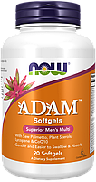 Мультивитамины для мужчин Now Foods Adam 90 softgels комплекс витаминов Адам