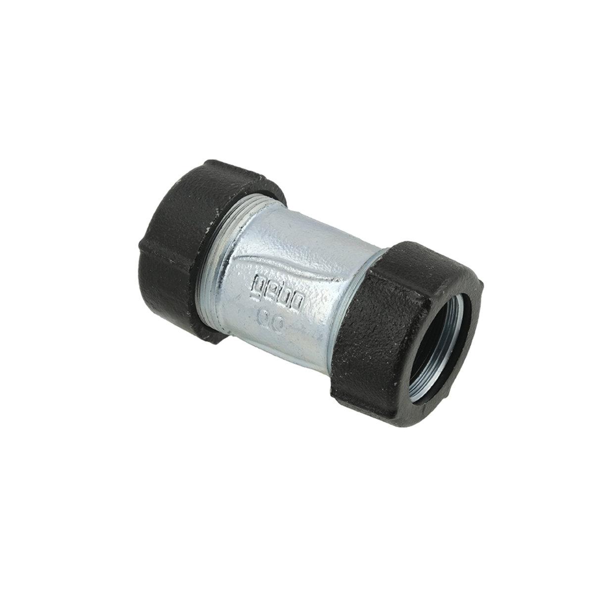 Двостороннє затискне з'єднання GEBO QUICK QO (муфта) DN15 19.7-21.8 мм