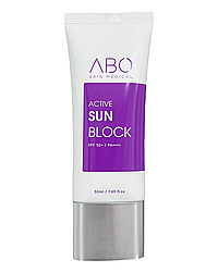 ABO-USOLAB Active Sun Block SPF 50+/PA ++++ - Сонцезахисний крем для обличчя