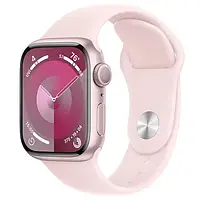 Смарт-часы Apple Watch Series 9 GPS 41mm Pink Aluminium Case with Light Pink Sport Band S/M (MR933)