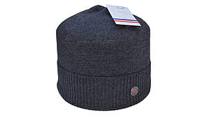 Шапка Caps Zone Dsquared 55-59 см Темно-сірий меланж (40917-3)