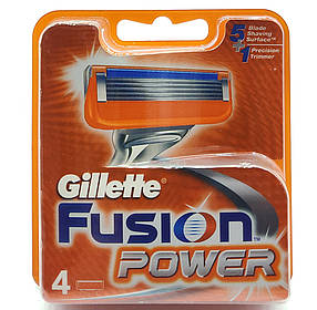 Змінні картриджі для верстата Gillette Fusion Power 4 шт (KGFP4)