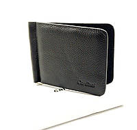Мужской кожаный кошелек Cardinal 11 x 8,3 см Черный (k20-1077b/1)