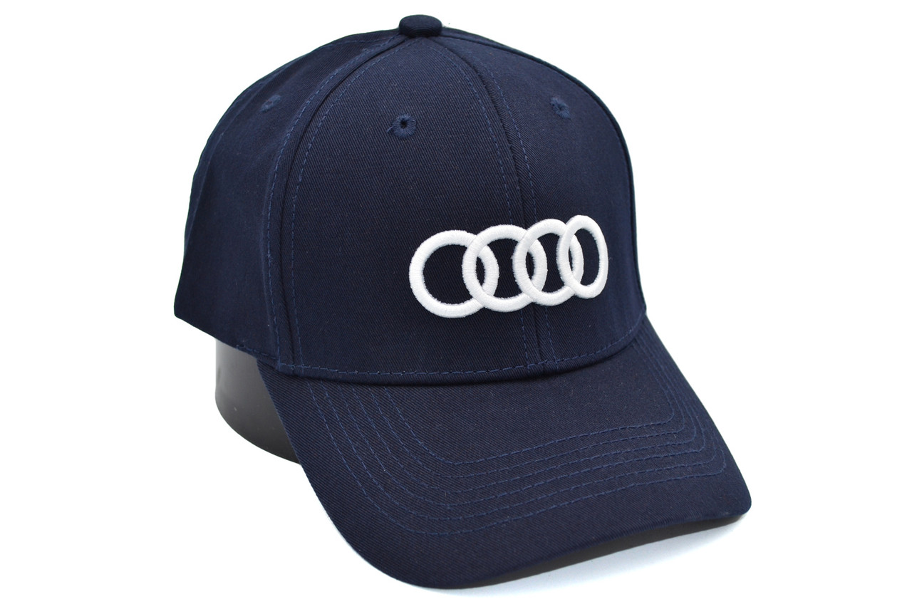 Кепка Sport Line з автомобільним логотипом Audi темно-синя (S 0919-160)