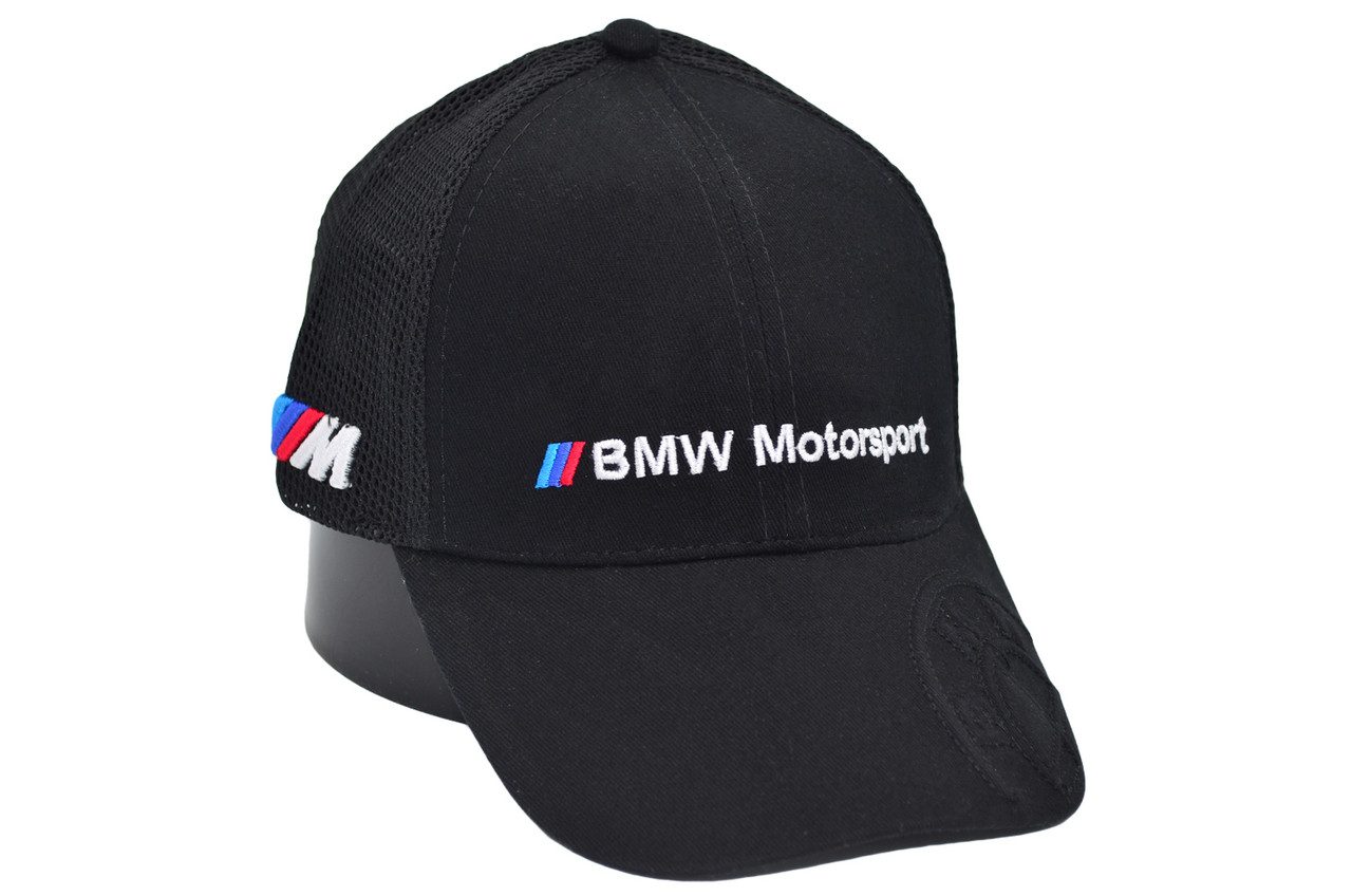 Бейсболка Fang сітка з автомобільним логотипом BMW Motorsport 56-58 см чорна (F 0919-702)